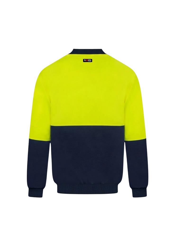 RIGGERS POLYESTER PU COATED FLYING JACKET WITH HOOD TWO TONE