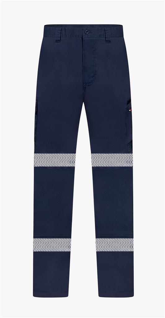 RIGGERS LADIES MID-WEIGHT STRETCH CARGO TROUSERS WITH SEGMENTED BIOMOTION REFLECTIVE