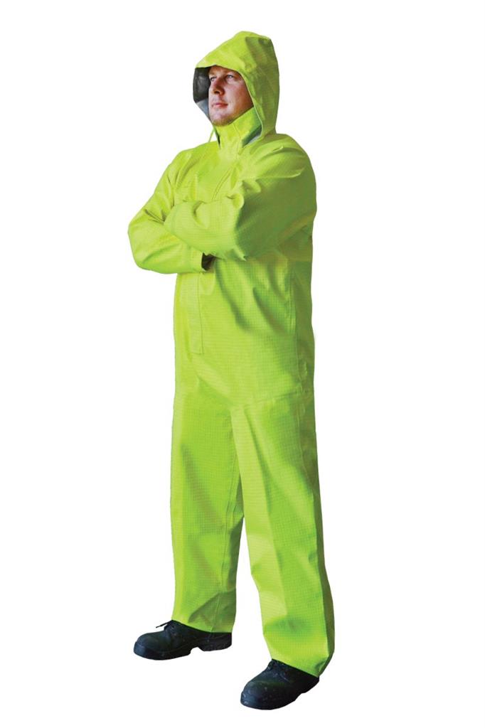 HI VIS RAIN CHEMICAL RESISTANT ANTI STATIC BREATHABLE OVERALL