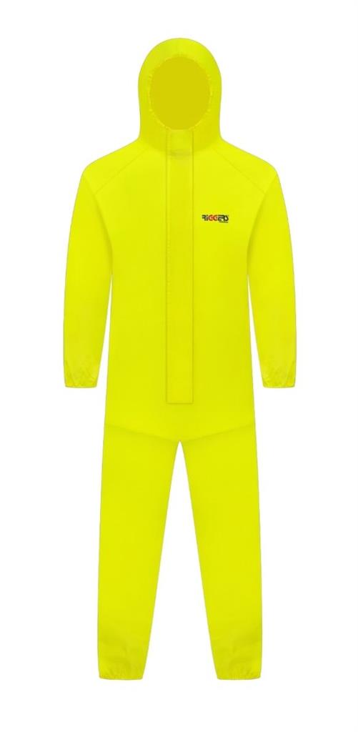 HI VIS RAIN BREATHABLE AND WATERPROOF SPRAY OVERALL