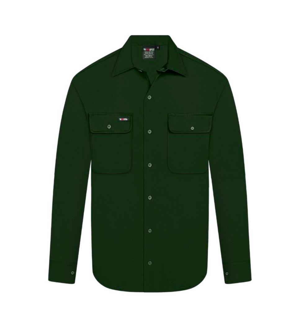 LONG SLEEVE 100% COTTON DRILL SHIRT