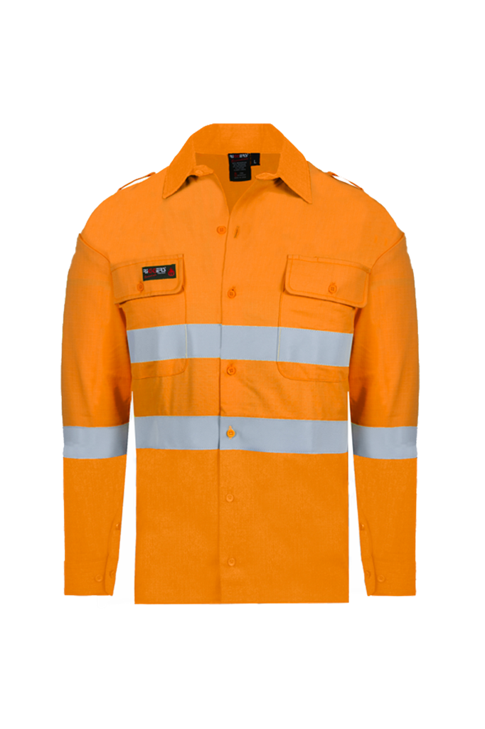 RIGGERS INHERENT FIRE RETARDANT HRC2 SHIRT WITH FR REFLECTIVE