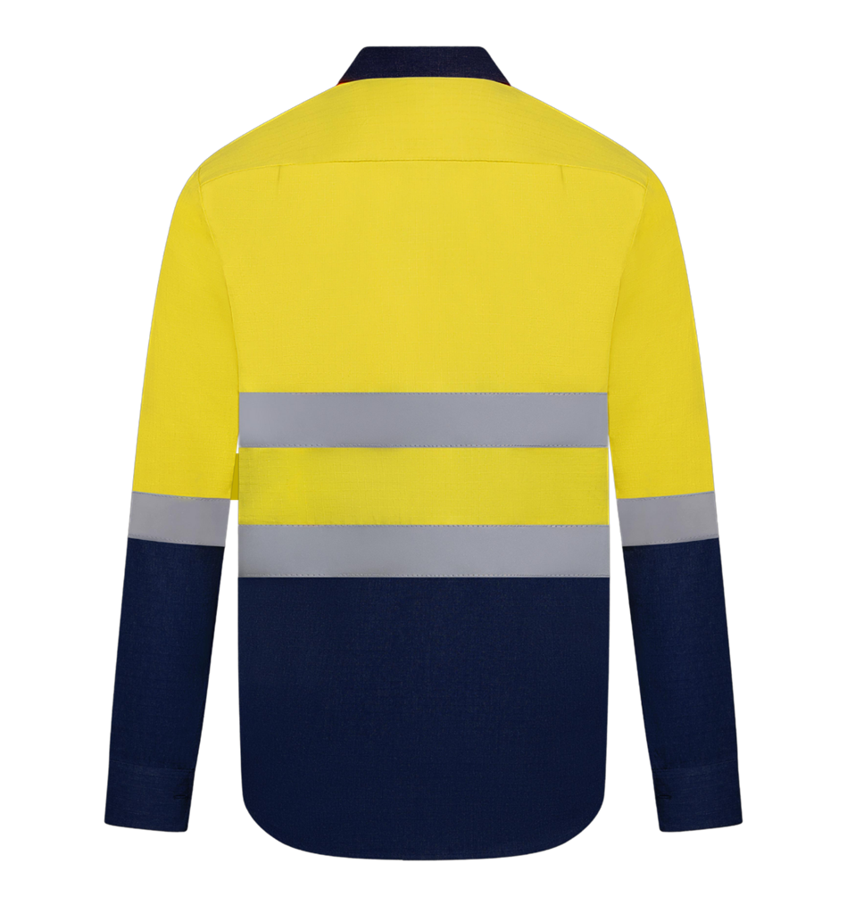 RIGGERS INHERENT FIRE RETARDANT HRC2 SHIRT WITH FR REFLECTIVE TWO TONE