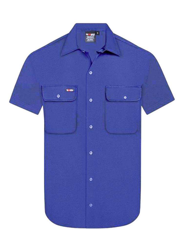 SHORT SLEEVE 100% COTTON DRILL SHIRT