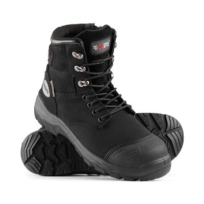 TORNADO V2 LACE UP ZIP SIDE SAFETY BOOT WITH BUMP CAP