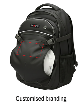 RIGGERS WATER RESISTANT BACKPACK WITH HARD HAT FLAP