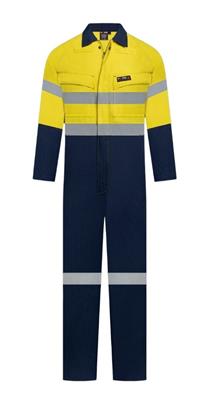 RIGGERS INHERENT FIRE RETARDANT HRC2 OVERALL WITH FR REFLECTIVE TWO TONE