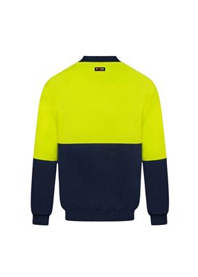 RIGGERS POLYESTER PU COATED FLYING JACKET WITH HOOD TWO TONE