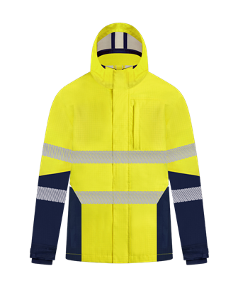 RIGGERS HIVIS FR INHERENT HRC2 REFLECTIVE WATERPROOF JACKET TWO TONE