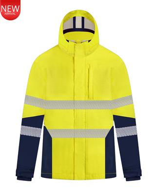 RIGGERS HIVIS FR INHERENT HRC2 REFLECTIVE WATERPROOF JACKET TWO TONE