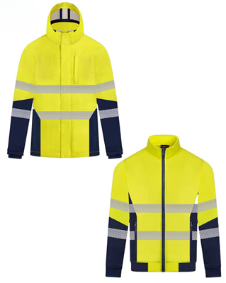 FR INHERENT HRC2 3-IN-1 JACKET WITH REFLECTIVE TWO TONE