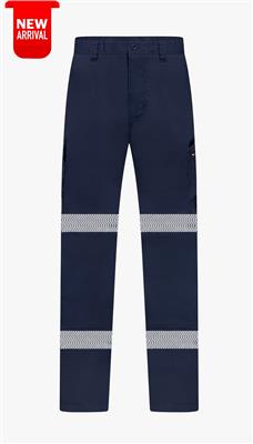 RIGGERS LADIES MID-WEIGHT STRETCH CARGO TROUSERS WITH SEGMENTED BIOMOTION REFLECTIVE