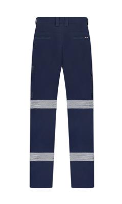 RIGGERS LADIES MID-WEIGHT STRETCH CARGO TROUSERS WITH SEGMENTED BIOMOTION REFLECTIVE