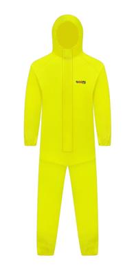 HI VIS RAIN BREATHABLE AND WATERPROOF SPRAY OVERALL