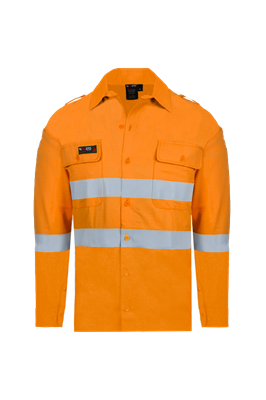 RIGGERS INHERENT FIRE RETARDANT HRC2 SHIRT WITH FR REFLECTIVE