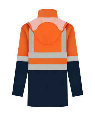 HI VIS SAFETY JACKET WITH REFLECTIVE TWO TONE