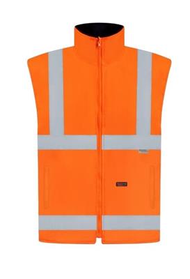 HI VIS SAFETY REVERSIBLE VEST WITH REFLECTIVE