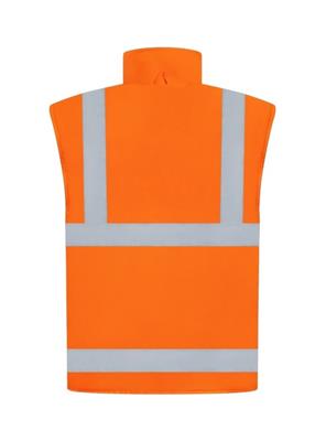 HI VIS SAFETY REVERSIBLE VEST WITH REFLECTIVE