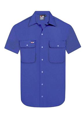 SHORT SLEEVE 100% COTTON DRILL SHIRT