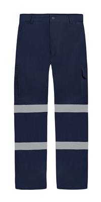 LIGHT WEIGHT COTTON CARGO TROUSERS WITH DOUBLE REFLECTIVE