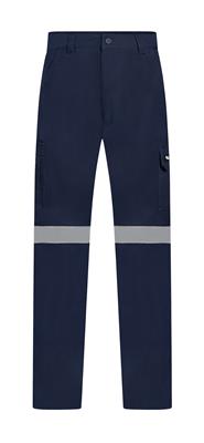 RIGGERS HEAVY WEIGHT 100% COTTON DRILL CARGO TROUSERS WITH PERFORATED REFLECTIVE AND CROTCH GUSSET