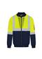 RIGGERS POLYESTER PU COATED FLYING JACKET WITH HOOD AND REFLECTIVE TWO TONE