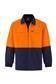 HI VIS 100% COTTON DRILL SAFETY JACKET TWO TONE