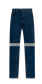 STRETCH DENIM JEANS WITH REFLECTIVE
