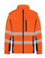 HI VIS SOFT SHELL JACKET WITH BIOMOTION REFLECTIVE TAPE TWO TONE