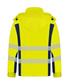 HI VIS SOFT SHELL JACKET WITH BIOMOTION REFLECTIVE TAPE TWO TONE