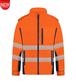 HI VIS SOFT SHELL JACKET WITH BIOMOTION REFLECTIVE TAPE TWO TONE