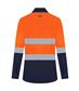 RIGGERS AIRFLEX LADIES LONG SLEEVE CLOSED FRONT COTTON DRILL SHIRT W/ PERFORATED REFLECTIVE TWO TONE