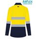 RIGGERS AIRFLEX LADIES LONG SLEEVE CLOSED FRONT COTTON DRILL SHIRT W/ PERFORATED REFLECTIVE TWO TONE
