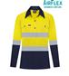 RIGGERS AIRFLEX LADIES LONG SLEEVE CLOSED FRONT COTTON DRILL SHIRT W/ PERFORATED REFLECTIVE TWO TONE