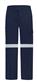 LADIES LIGHT WEIGHT 100% COTTON DRILL TROUSERS WITH REFLECTIVE