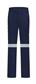 RIGGERS LADIES HEAVY WEIGHT 100% COTTON DRILL TROUSERS WITH PERFORATED REFLECTIVE AND CROTCH GUSSET