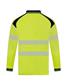 HI VIS LONG SLEEVE MICROMESH POLO WITH SEGMENTED REFLECTIVE TWO TONE