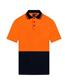 HI VIS SHORT SLEEVE MICROMESH POLO TWO TONE