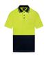 HI VIS SHORT SLEEVE MICROMESH POLO TWO TONE