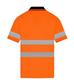 HI VIS SHORT SLEEVE MICROMESH POLO WITH REFLECTIVE TWO TONE