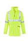 HI VIS RAIN BREATHABLE AND WATERPROOF STORM JACKET WITH REFLECTIVE