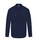 LONG SLEEVE CLOSED FRONT 100% COTTON DRILL SHIRT