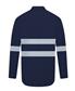LONG SLEEVE 100% COTTON DRILL SHIRT WITH REFLECTIVE