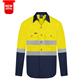 RIGGERS AIRFLEX LONG SLEEVE COTTON DRILL SHIRT WITH PERFORATED REFLECTIVE TWO TONE