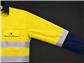 RIGGERS AIRFLEX LONG SLEEVE COTTON DRILL SHIRT WITH PERFORATED REFLECTIVE TWO TONE