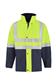 HI VIS SAFETY QUILTED STORM JACKET WITH REFLECTIVE TWO TONE