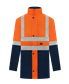 HI VIS SAFETY JACKET WITH REFLECTIVE TWO TONE