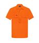 HI VIS SHORT SLEEVE CLOSED FRONT 100% COTTON DRILL SHIRT