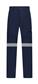 RIGGERS LIGHT WEIGHT 100% COTTON DRILL CARGO TROUSERS WITH PERFORATED REFLECTIVE AND CROTCH GUSSET