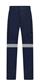 HEAVY WEIGHT 100% COTTON DRILL CARGO TROUSERS WITH REFLECTIVE